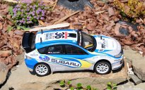 model Subaru Imprezy w malowaniach zespołu SPRCT