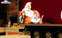 Podświetlana reklama LED Coca-Coli świąteczna trasa