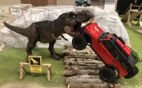 Dinozaury na torze Mini Trial -eventy dla firm