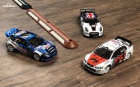 Lancer WRC, Subaru Impreza WRC i Nissan GT-R Nismo Tamiya 1:10